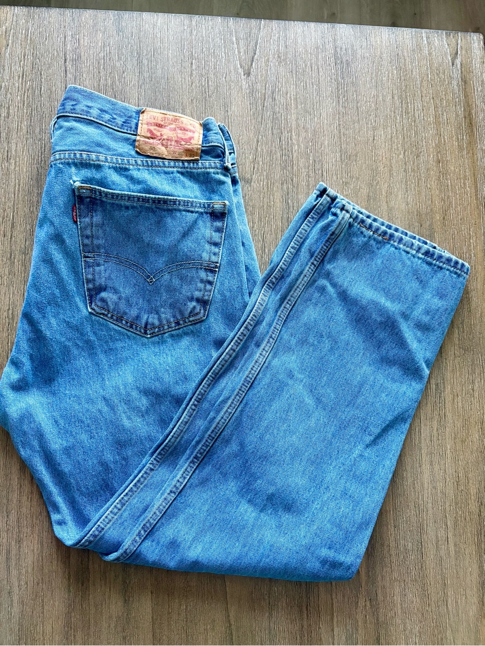Levi's 505 Men's Blue Denim Jeans 36x32